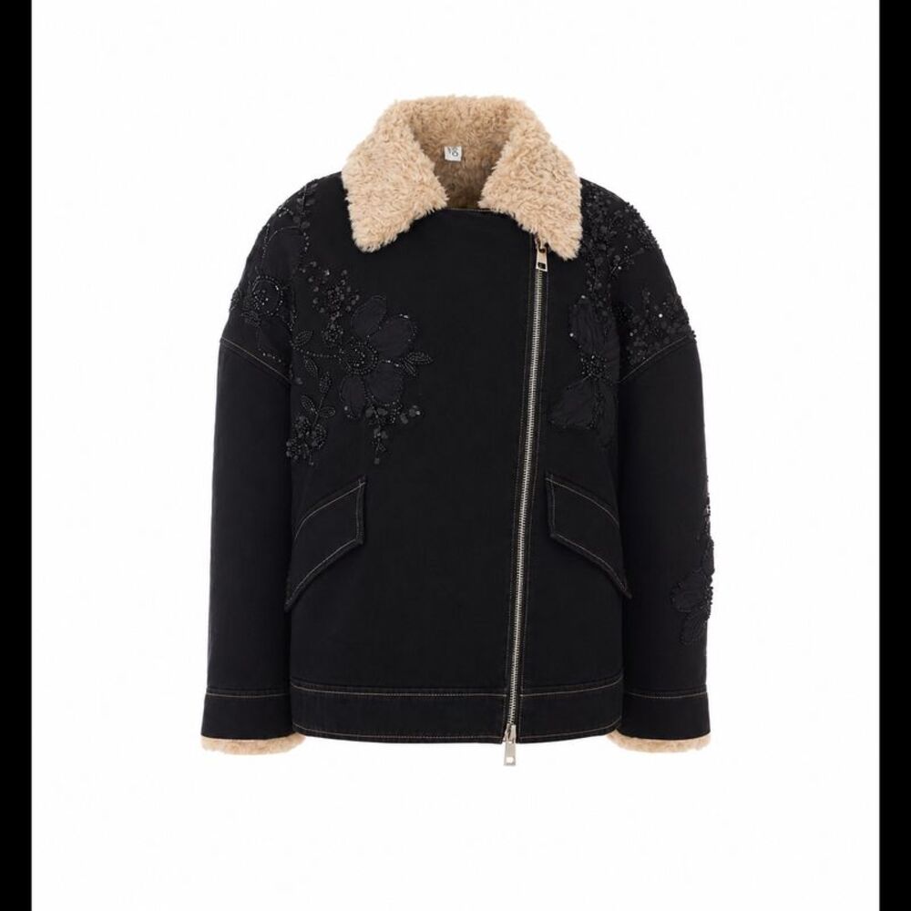 Liu Jo Women Teddy Insert Denim Jacket